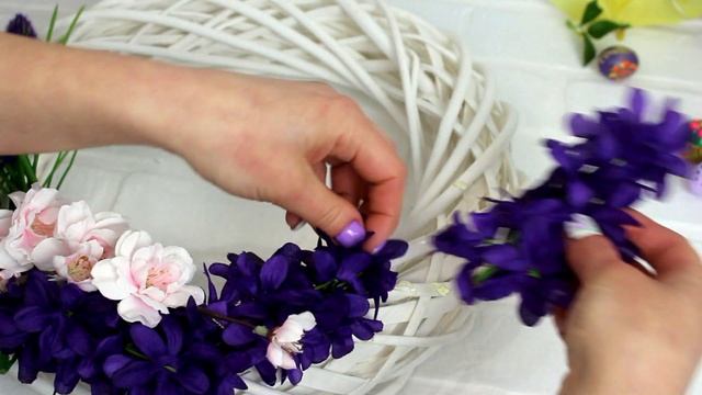 Пасхальный венок. Easter Wreath. Мастер класс.