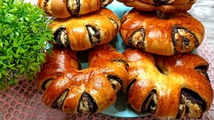 Всегда их пеку! Вкуснейшие булочки с маковой начинкой! Сдобное тесто для сладкой выпечки!