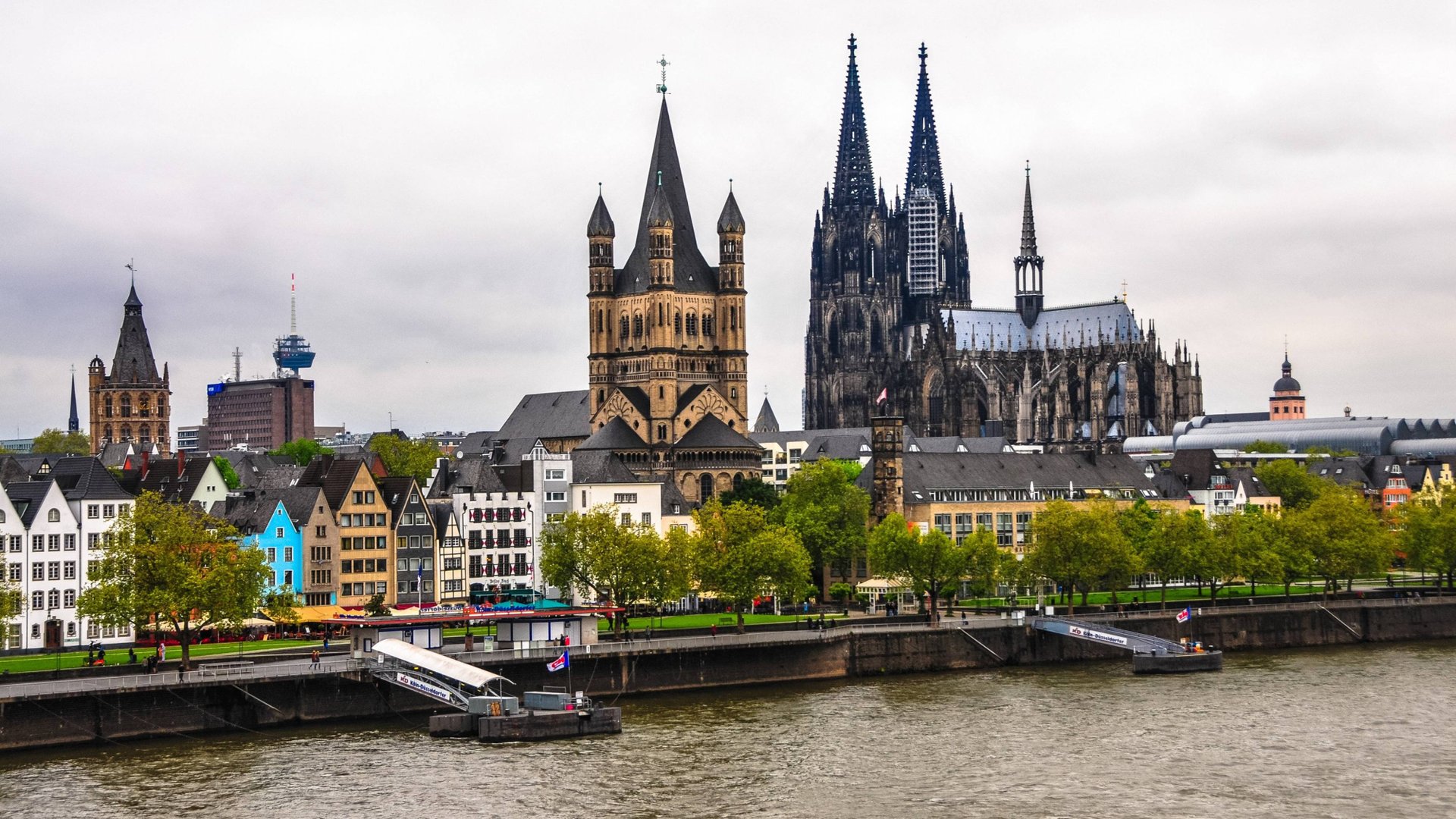Кельн, Германия пешеходная экскурсия 4K смотреть онлайн