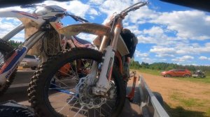 Крепление для перевозки мотоцикла в прицепе или фургоне