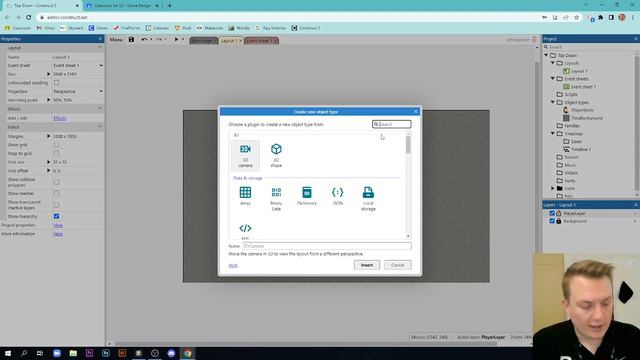 Creating a Top Down Perspective in Construct 3 смотреть онлайн