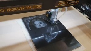 Гравировка камня лазером