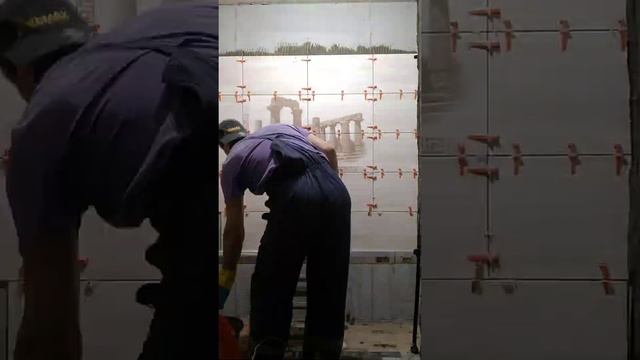 Панно из керамической плитки 300х500. смотреть онлайн