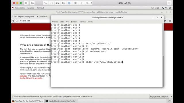 Httpd apache en Redhat 7.1 a 7.9 смотреть онлайн
