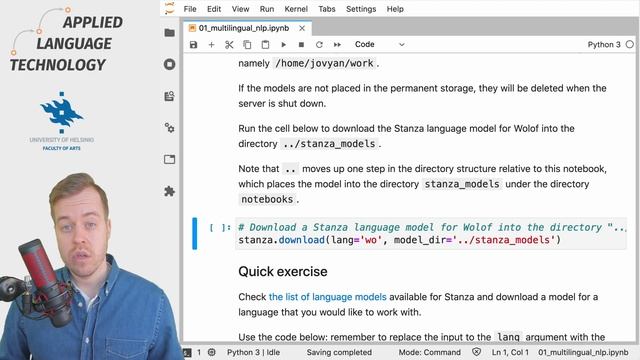 Introducing Stanza: how to download language models and load them into the library смотреть онлайн