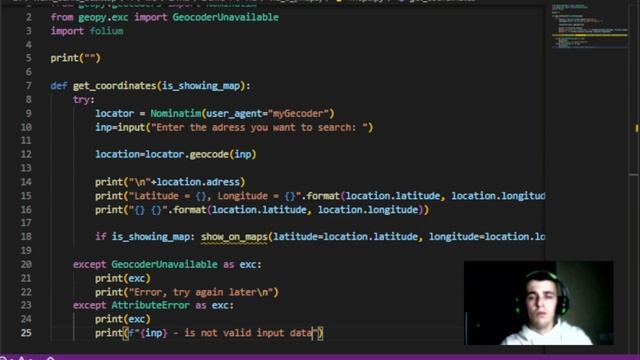 FIND CITY COORDINATES / Program gets coordinates of countries, cities, villages / Python Developmen смотреть онлайн