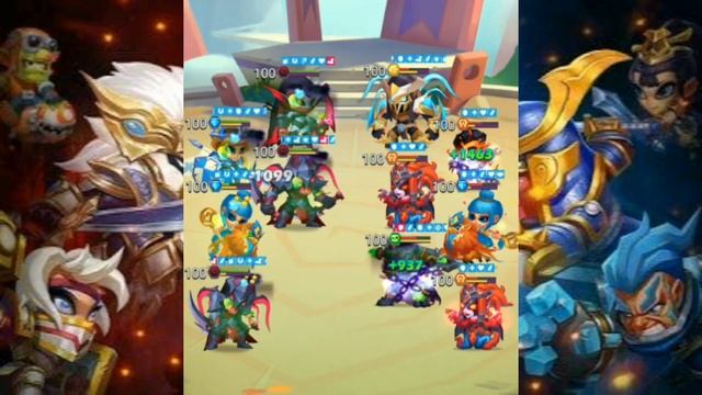 can Chessia kill all heroes in peak? ? TapTap Heroes смотреть онлайн