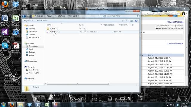 VisualStudio Zip File Won't Open? смотреть онлайн