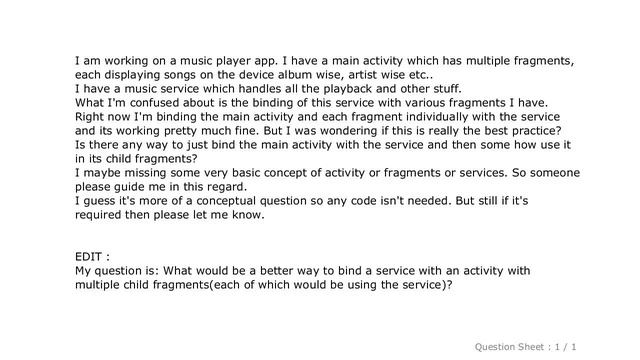 Android : Bind service to activity or fragment? смотреть онлайн