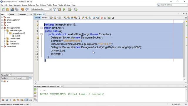 Networking in java Socket in java DatagramPacket in java full networking in java tutorial смотреть онлайн