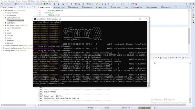 95 - Spring Cloud API Gateway ile Docker Compose Bağlantısı смотреть онлайн