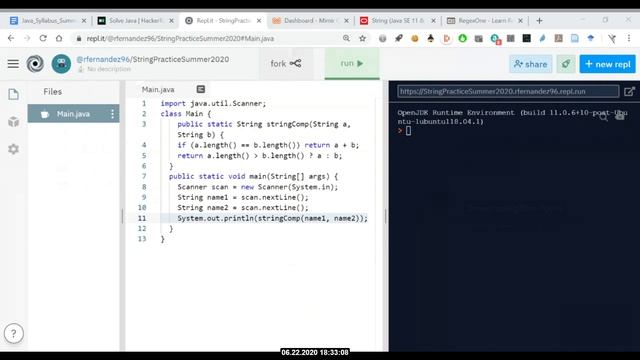 Day 7 Java: 2020 06 22 17 33 11 смотреть онлайн