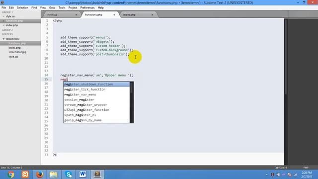 wordpress theme development part 4 menu dynamic смотреть онлайн