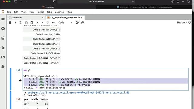 Database Essentials - Predefined Functions - Reverse and Concatenate Multiple Strings смотреть онлайн