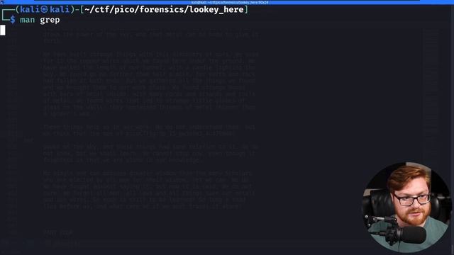 Linux "grep" Command (PicoCTF 2022 #15 'lookey-here') смотреть онлайн