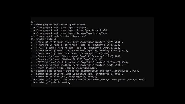 PySpark Convert Map type to multiple columns смотреть онлайн