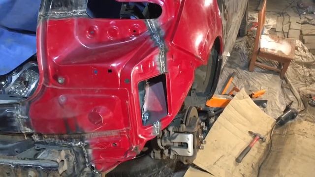 Toyota Auris Замена заднего крыла есть жи смотреть онлайн