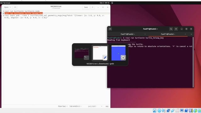 Ros2 Turtlesim Project Draw Circle using python18ICTCSE017 смотреть онлайн