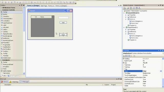 C# Programming Tutorial - DataGridView Examples