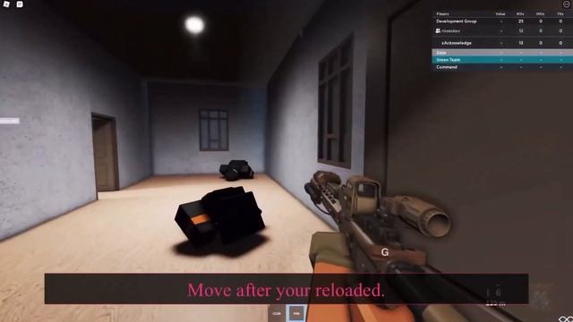 (Roblox Milsim) Watching a 2 men room clearing. смотреть онлайн