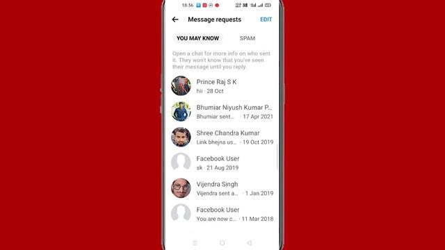 Messenger se Sara message request ek bar mein Kaise delete Karen смотреть онлайн