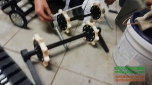 Самодельная мотособака, снегоход