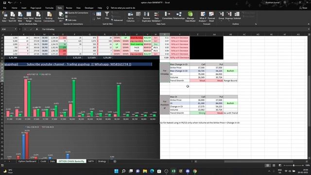Get Free Option Chain Excel Sheet || Free Download || Nifty and Banknifty - 2022 смотреть онлайн