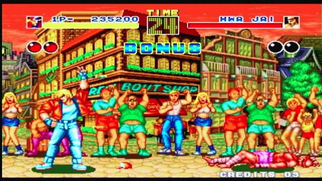 Fatal Fury (1991) - (Full Game) NEO-GEO Arcade MAME