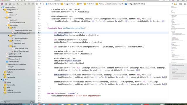 Как создать приложение похожее на Instagram part 11 API/CELL Swift 5 Xcode 11 смотреть онлайн