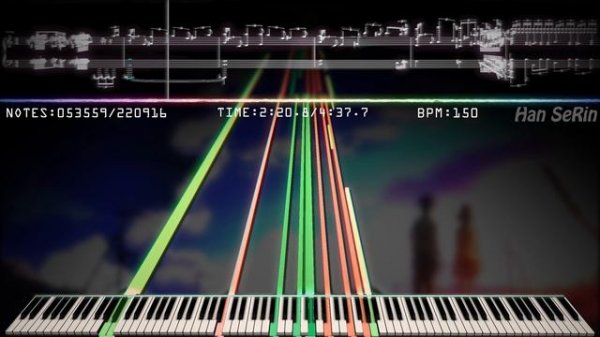 🎶 HSR - End of Love | My Composition | 220,916 Notes! | Black MIDI / Piano