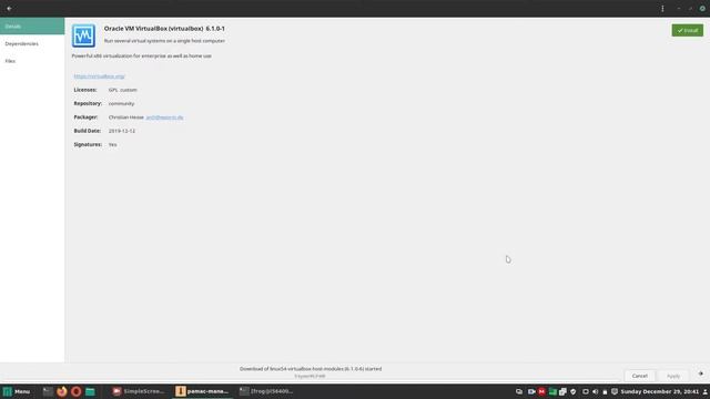 Install VirtualBox on Manjaro смотреть онлайн