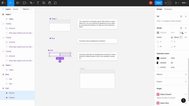 Data tables in Figma смотреть онлайн