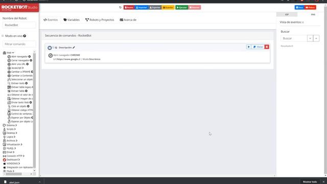 #2 - Ejecuta Json Rocketbot смотреть онлайн
