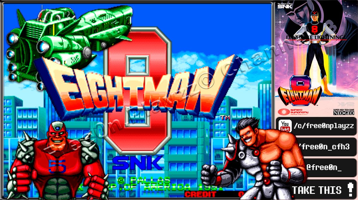 Eight Man (1991) - #АРКАДНЫЕ АВТОМАТЫ #NEOGEO | エイトマン Or 8マン | Ретро игры