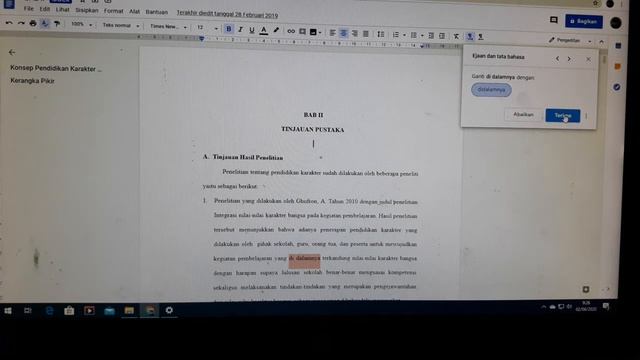 CARA MUDAH MENGECEK KATA ATAU TULISAN YANG SALAH PADA KARYA ILMIAH SKRIPSI, TESIS ATAU DISERTASI смотреть онлайн