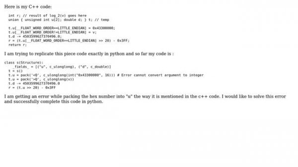 Convert bytes to long in python