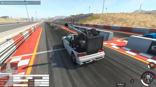 Эпичный МОД - Ибишу с двигателем от самолета VS ОКА | BeamNG Drive смотреть онлайн