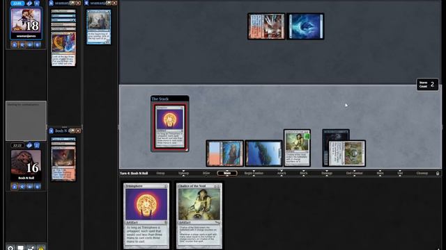 MIGHTY MORPHIN'! Legacy Izzet Polymorph Combo Prison. Emrakul, Trinisphere, Chalice Urza's Saga MTG смотреть онлайн
