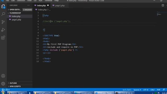 PHP Tutorials for Beginners with MySQL Part 11 PHP Include and require смотреть онлайн