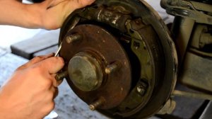 Установка ремкомплекта задних барабанных тормозов Nissan Almera N16