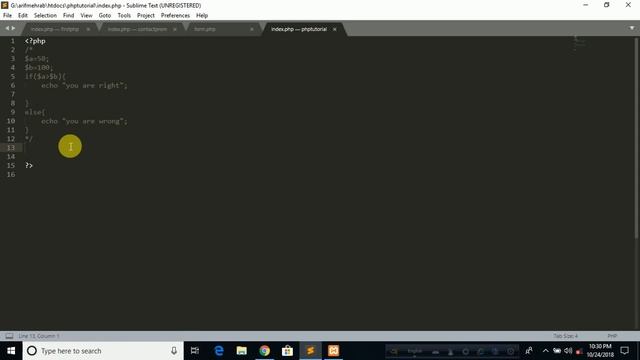 Php Bangla Tutorial 2018 | (if else statement) | Part-13 смотреть онлайн