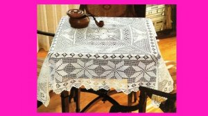 Квадратные скатерти крючком и схемы к ним (3)
