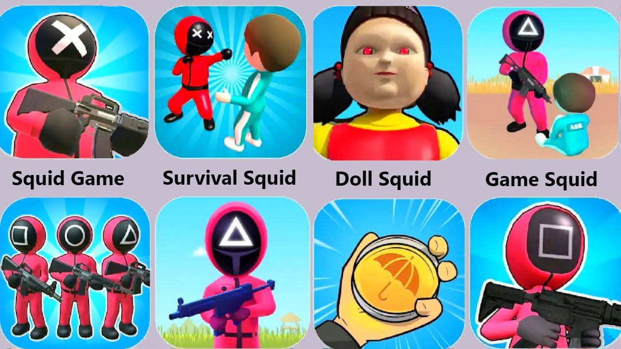 Squid Game,Doll Squid,Survival Game,Game Squid,RedLight Survival смотреть онлайн