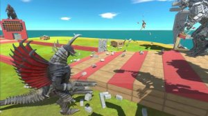 Dark Monster War - Team Dark GODZILLA 2014 x KONG VS Team White Anti-Venom Godzilla x Mechagodzilla