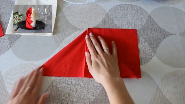 СЛОЖИТЬ САЛФЕТКИ БЫСТРО и КРАСИВО. Сервировка стола. смотреть онлайн