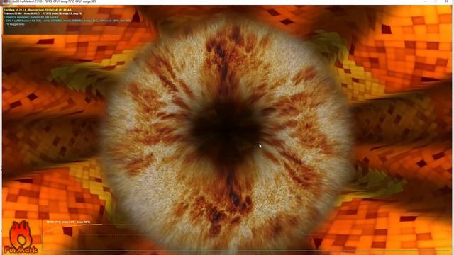 TEST Furmark GPU AMD Power Color Red Devil RX580 8gb 5 Menit смотреть онлайн