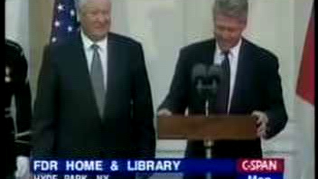 Ельцин и Клинтон. 23 октября 1995 года