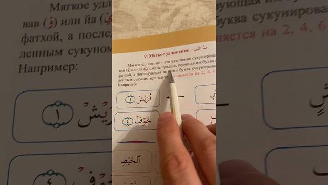 13 урок по рецитации Корана 2 части. Выставленное и мягкое удлинение.