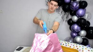 Как надуть фольгированный шар воздухом