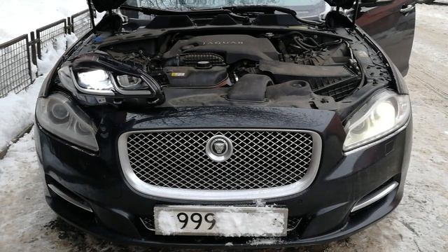 Jaguar XJ Фары LED Подключение смотреть онлайн